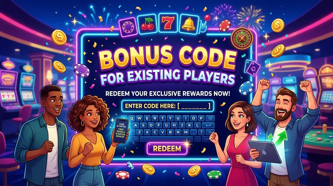 Lucky Spins casino existing player bonus