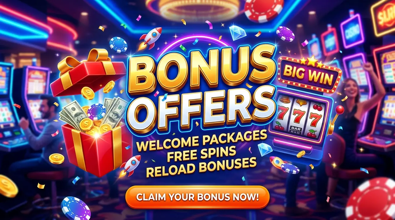 Lucky Spins casino bonus offers